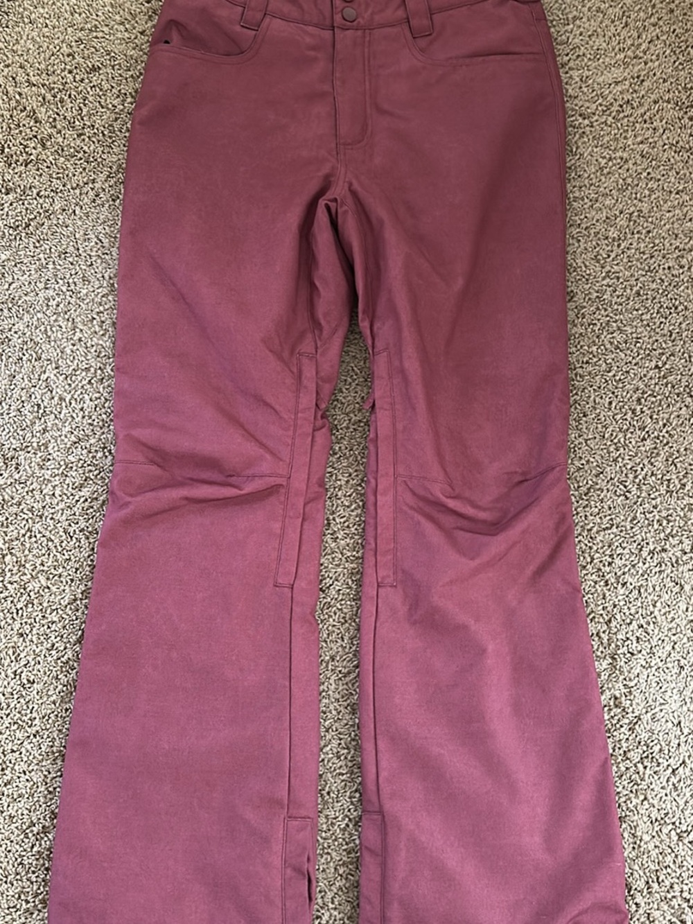 Billabong Women's Ski Snowboard Pants Heathered Berry Pink Snow Pants